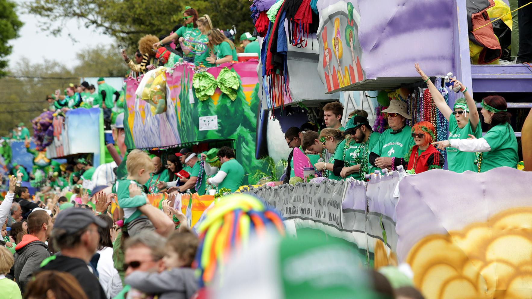 st patricks day parade metairie david duke